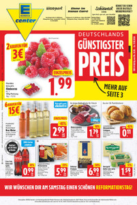 EDEKA Prospekt - Angebote ab 26.10. - Seite 1