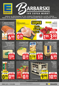 EDEKA Prospekt - Angebote ab 26.10.