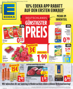 EDEKA Prospekt - Angebote ab 26.10. - Seite 1