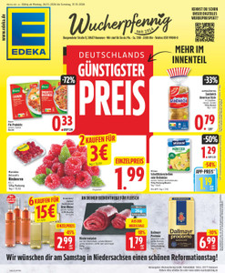 EDEKA Prospekt - Angebote ab 26.10.