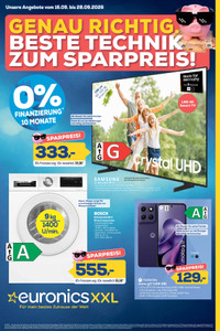 EURONICS XXL Prospekt - Beste Technik zum Sparpreis