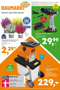 Globus Baumarkt Prospekt - Werbewoche 36/2026