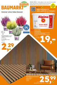 Globus Baumarkt Prospekt - Angebote ab 26.10.