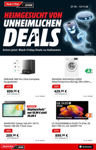 MediaMarkt Saturn Prospekt - Black Friday Deals zu Halloween - Seite 1