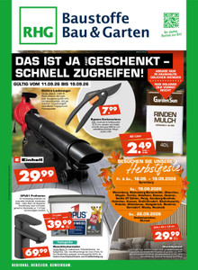 RHG Prospekt - Angebote ab 11.09.