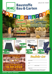 RHG Prospekt - RHG Baustoffe