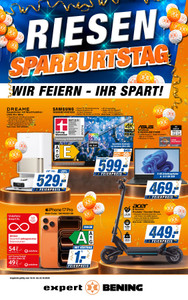 Expert Bening Prospekt - Riesen Sparburtstag