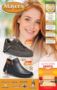 Mayer’s Markenschuhe Prospekt - Mayers Markenschuhe