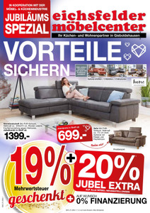 Eichsfelder Möbelcenter Prospekt - Angebote ab 11.09.