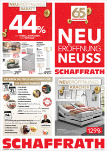 Schaffrath Prospekt - Möbelhaus Schaffrath GmbH & Co. KG