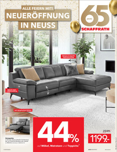 Schaffrath Prospekt - Möbelhaus Schaffrath GmbH & Co. KG - Seite 1
