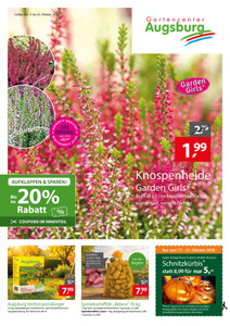 Gartencenter Augsburg Prospekt - Gartencenter Augsburg GmbH & Co. KG