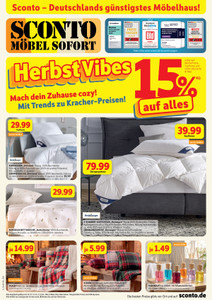 Sconto Möbel Prospekt - Angebote ab 28.10.