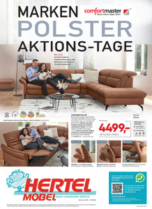 Hertel Möbel Prospekt - Polster Aktions-Tage
