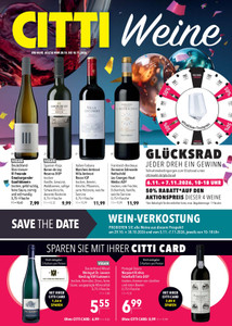 CITTI Markt Prospekt - Weine