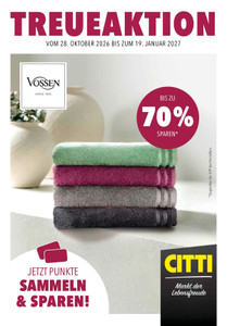 CITTI Markt Prospekt - Treueheftaktion