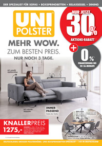 Uni-Polster Prospekt - Angebote ab 15.10.