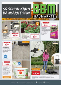 BBM Baumärkte Prospekt - So schön kann Baumarkt sein