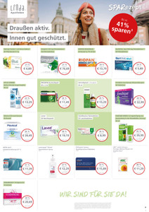 Linda Apotheken Prospekt - Draußen aktiv. Innen gut geschützt.