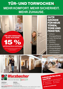 Wurzbacher Prospekt - Tür- und Torwochen 2026