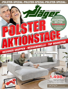 Einrichtungshaus Willi Jäger Prospekt - Polster Aktionstage