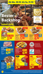 Lidl Prospekt - Angebote ab 26.10.