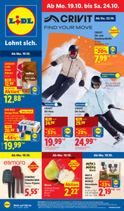 Lidl Prospekt - Angebote ab 19.10.