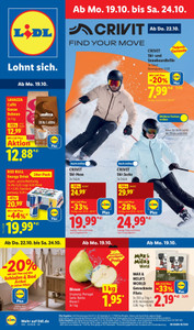 Lidl Prospekt - Angebote ab 19.10.