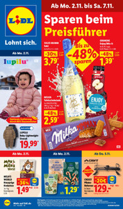 Lidl Prospekt - Sparen beim Preisführer - Seite 1