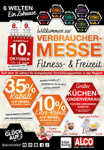 Alco Möbel & Küchen Prospekt - Willkommen zur Verbrauchermesse