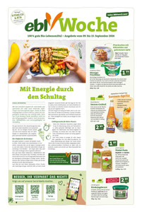 ebl-Naturkost Prospekt - ebl Woche