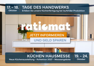 Ratiomat Einbauküchen Prospekt - Tage des Handwerks