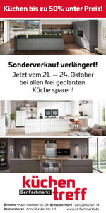 KüchenTreff Prospekt - Angebote ab 14.10.