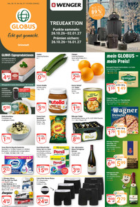 Globus Prospekt - Angebote ab 26.10.