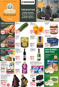 Globus Prospekt - Angebote ab 26.10.