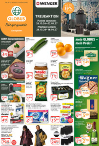 Globus Prospekt - Angebote ab 26.10.