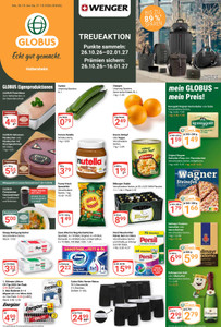 Globus Prospekt - Angebote ab 26.10.