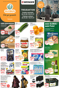 Globus Prospekt - Angebote ab 26.10.
