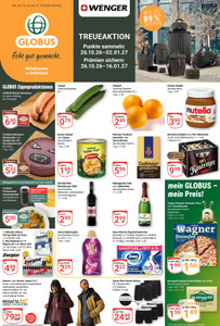 Globus Prospekt - Angebote ab 26.10.