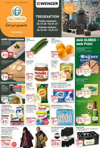 Globus Prospekt - Angebote ab 26.10.