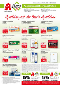Beer's Apotheken Prospekt - Apothekenpost