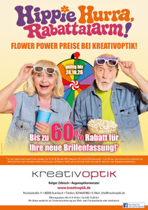 kreativoptik Zöbisch Prospekt - Hippie Hurra, Rabattalarm!