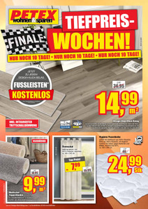 Petex Prospekt - Tiefpreiswochen!