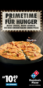 Domino's Pizza Prospekt - Primetime für Hunger