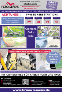 Haus & Gartenservice Prospekt - Fa. M. Clemens