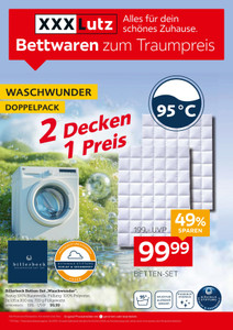 XXXLutz Prospekt - Bettwaren zum Traumpreis