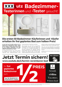 XXXLutz Prospekt - Badezimmer