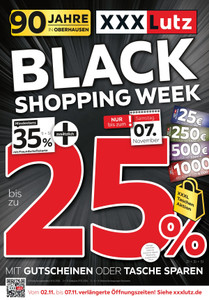 XXXLutz Prospekt - Black Shopping Week