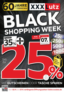 XXXLutz Prospekt - Black Shopping Week