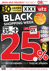 XXXLutz Prospekt - Black Shopping Week